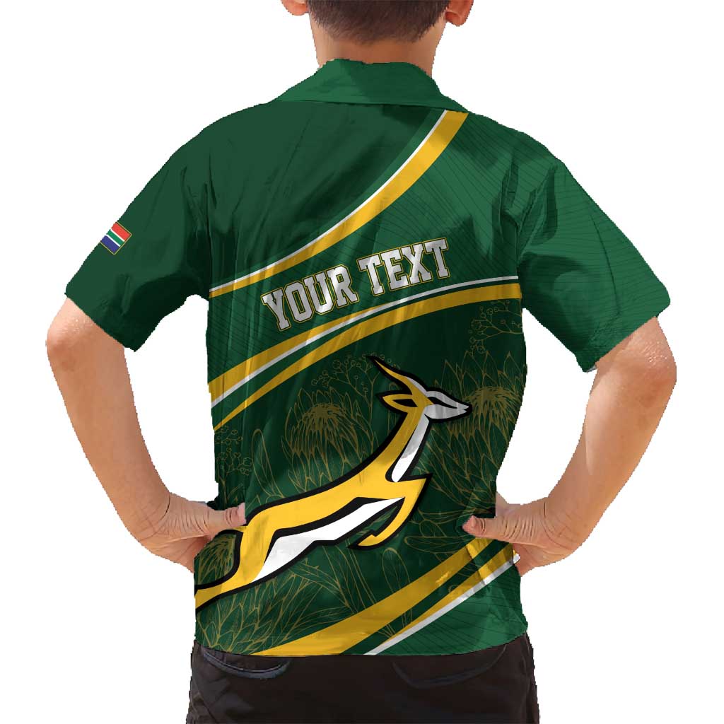South Africa Rugby Personalized Bokke Family Matching Off Shoulder Maxi Dress and Hawaiian Shirt Springboks - Stronger Together - Aussie Hoodie