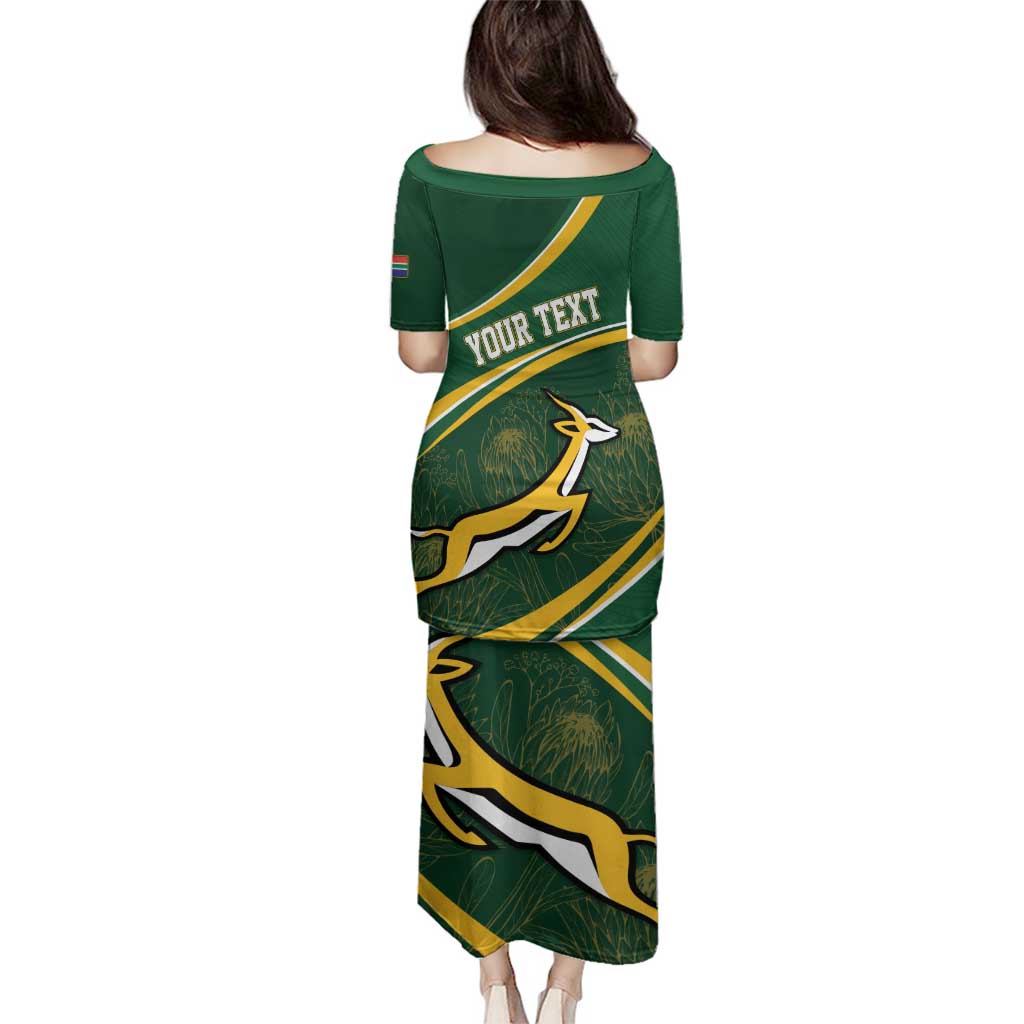 South Africa Rugby Personalized Bokke Family Matching Puletasi and Hawaiian Shirt Springboks - Stronger Together - Aussie Hoodie