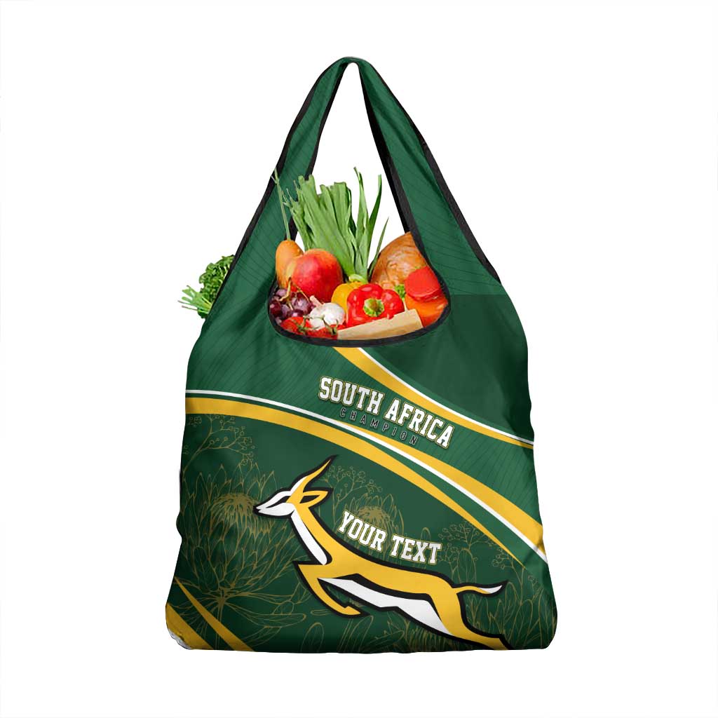South Africa Rugby Personalized Bokke Grocery Bag Springboks - Stronger Together - Aussie Hoodie