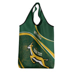South Africa Rugby Personalized Bokke Grocery Bag Springboks - Stronger Together - Aussie Hoodie