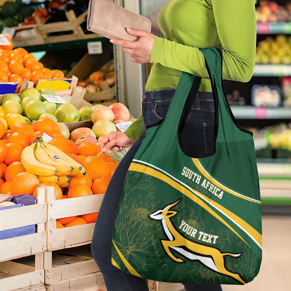 South Africa Rugby Personalized Bokke Grocery Bag Springboks - Stronger Together - Aussie Hoodie
