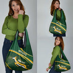 South Africa Rugby Personalized Bokke Grocery Bag Springboks - Stronger Together - Aussie Hoodie
