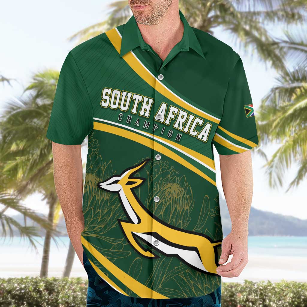 South Africa Rugby Personalized Bokke Hawaiian Shirt Springboks - Stronger Together - Aussie Hoodie