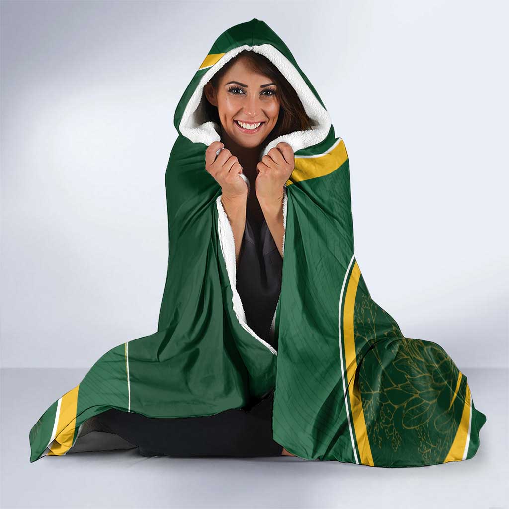 South Africa Rugby Personalized Bokke Hooded Blanket Springboks - Stronger Together - Aussie Hoodie