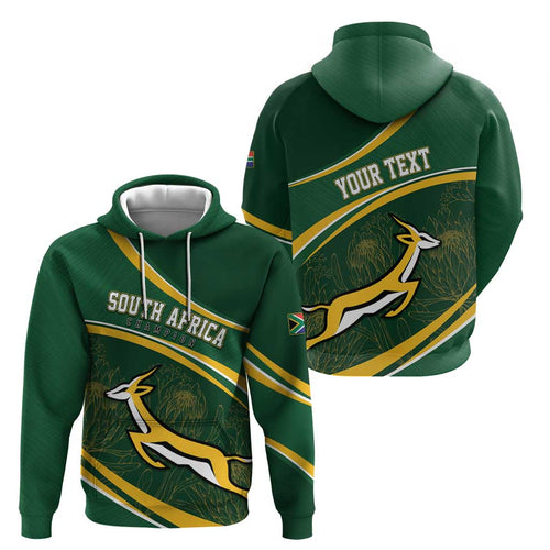 South Africa Rugby Personalized Bokke Hoodie Springboks - Stronger Together - Aussie Hoodie