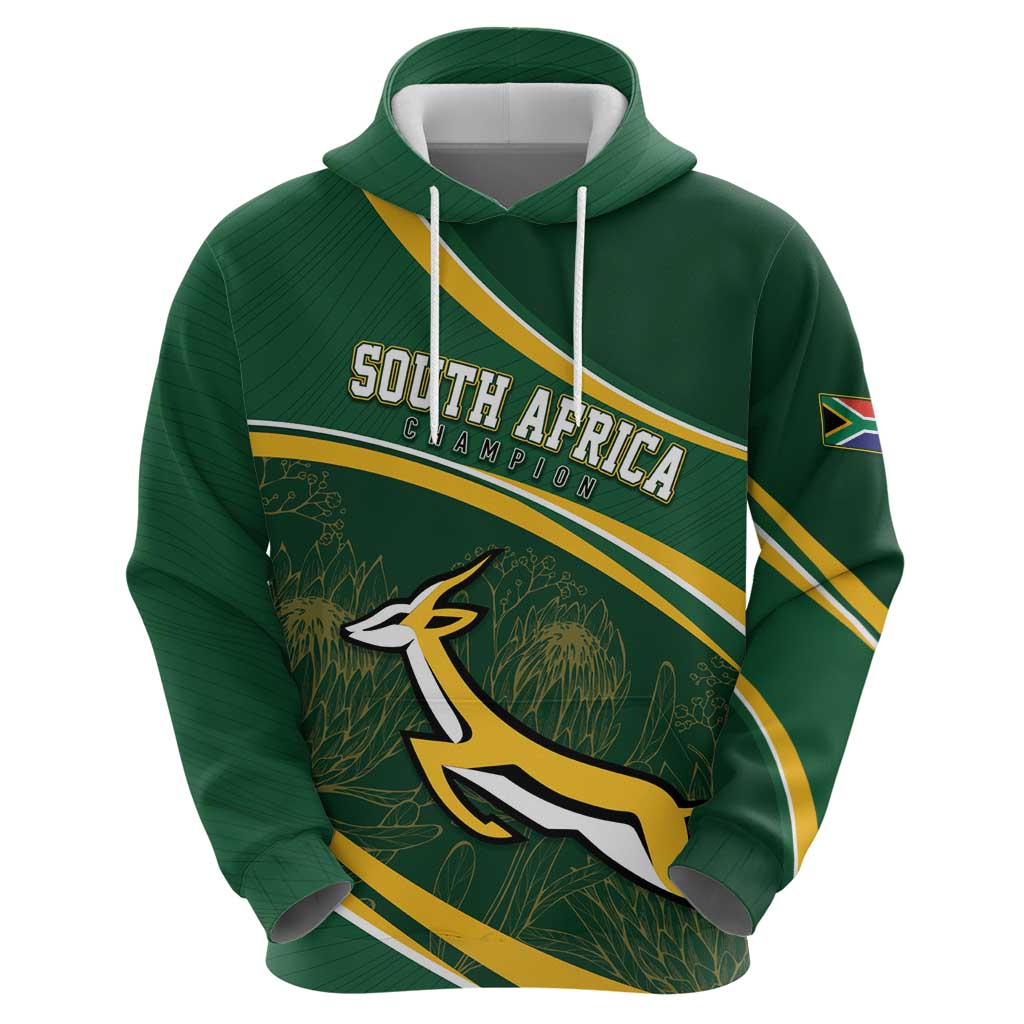 South Africa Rugby Personalized Bokke Hoodie Springboks - Stronger Together - Aussie Hoodie