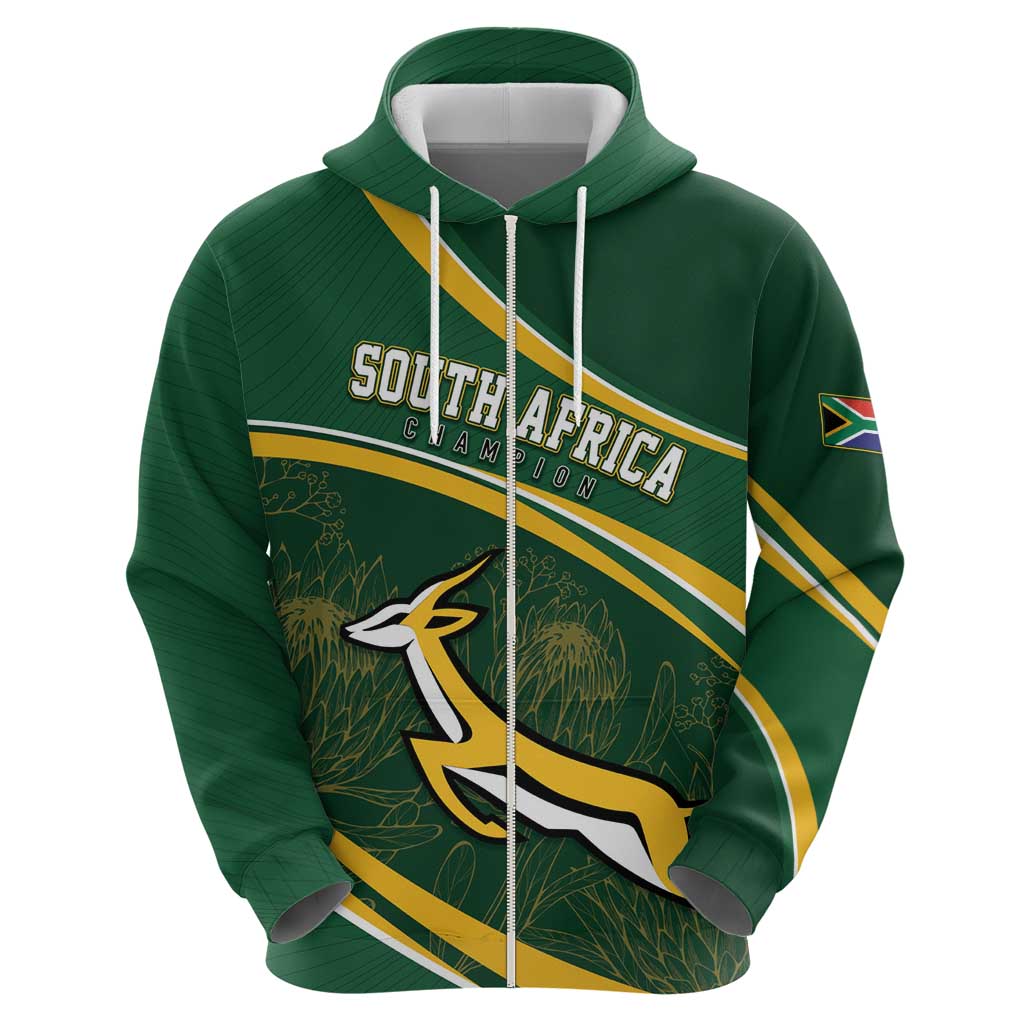 South Africa Rugby Personalized Bokke Hoodie Springboks - Stronger Together - Aussie Hoodie