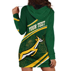 South Africa Rugby Personalized Bokke Hoodie Dress Springboks - Stronger Together - Aussie Hoodie