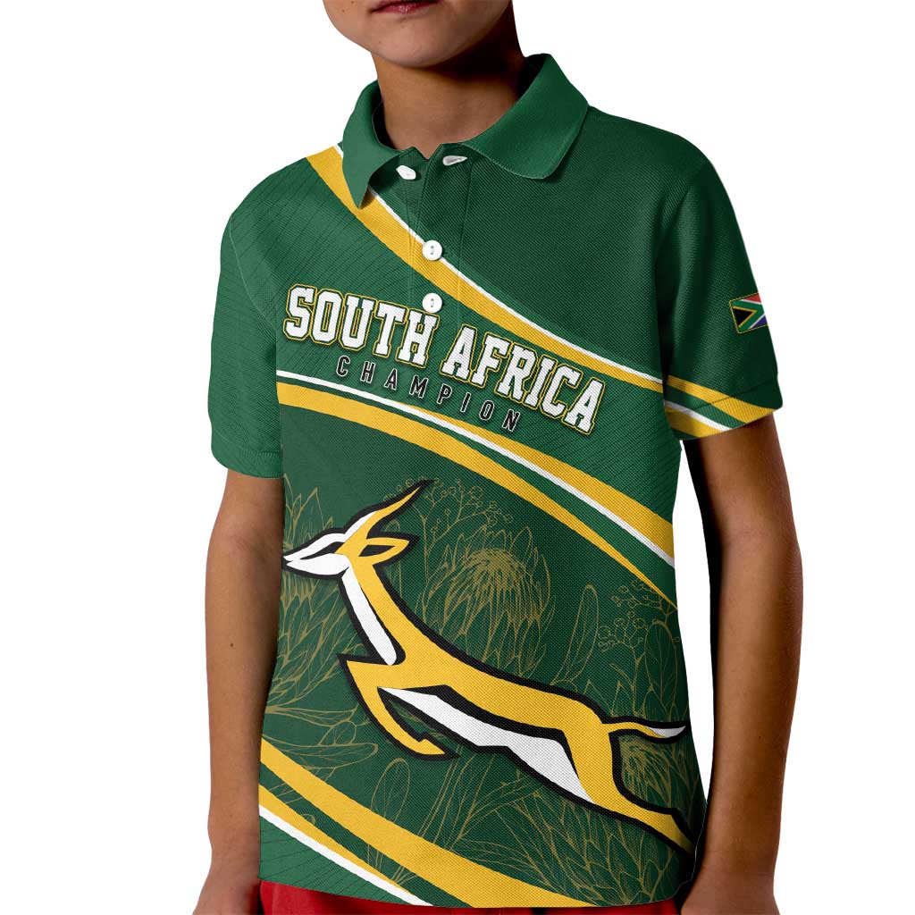 South Africa Rugby Personalized Bokke Kid Polo Shirt Springboks - Stronger Together - Aussie Hoodie