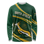 South Africa Rugby Personalized Bokke Long Sleeve Shirt Springboks - Stronger Together - Aussie Hoodie
