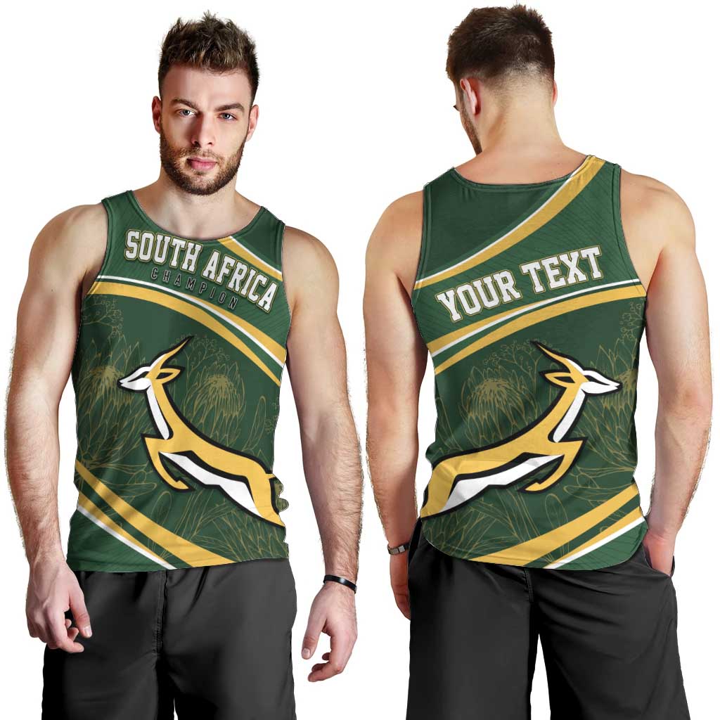 South Africa Rugby Personalized Bokke Men Tank Top Springboks - Stronger Together - Aussie Hoodie