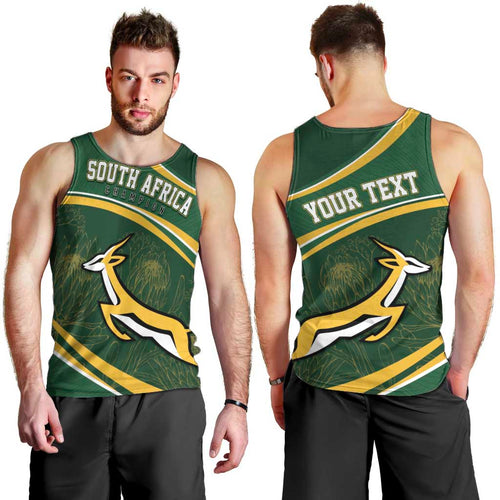 South Africa Rugby Personalized Bokke Men Tank Top Springboks - Stronger Together - Aussie Hoodie