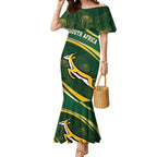 South Africa Rugby Personalized Bokke Mermaid Dress Springboks - Stronger Together - Aussie Hoodie