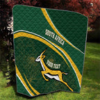 South Africa Rugby Personalized Bokke Quilt Springboks - Stronger Together - Aussie Hoodie