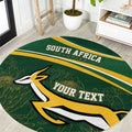South Africa Rugby Personalized Bokke Round Carpet Springboks - Stronger Together - Aussie Hoodie