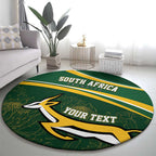 South Africa Rugby Personalized Bokke Round Carpet Springboks - Stronger Together - Aussie Hoodie