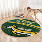 South Africa Rugby Personalized Bokke Round Carpet Springboks - Stronger Together - Aussie Hoodie