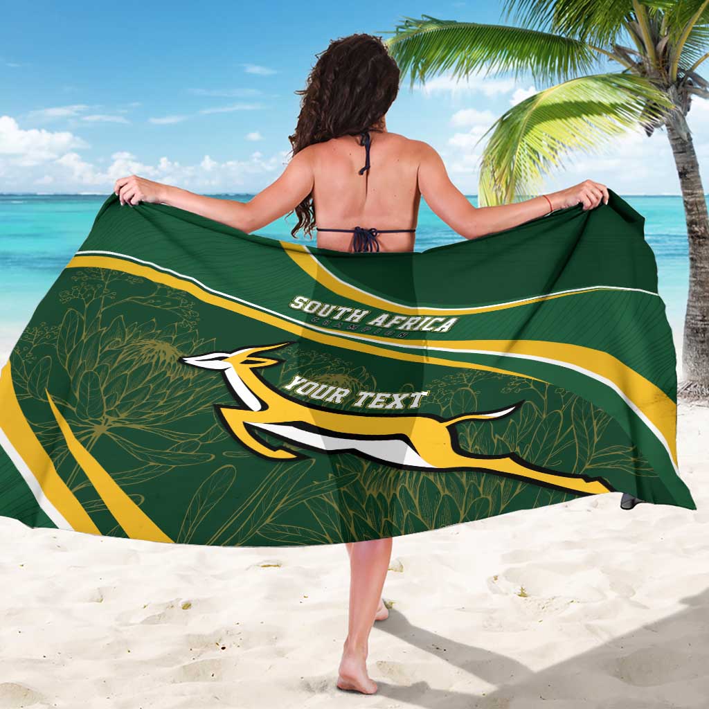 South Africa Rugby Personalized Bokke Sarong Springboks - Stronger Together - Aussie Hoodie