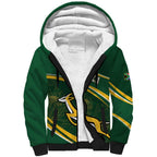 South Africa Rugby Personalized Bokke Sherpa Hoodie Springboks - Stronger Together - Aussie Hoodie
