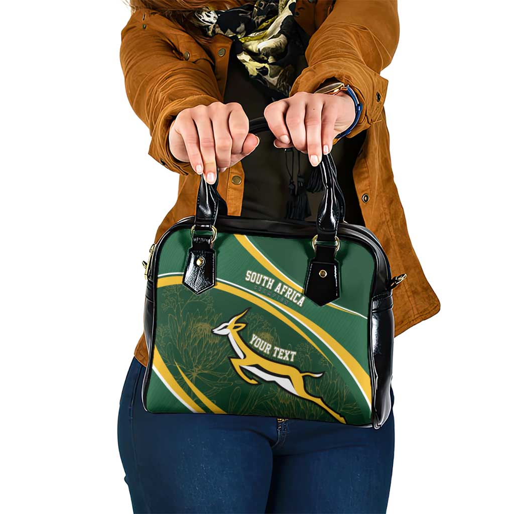 South Africa Rugby Personalized Bokke Shoulder Handbag Springboks - Stronger Together - Aussie Hoodie