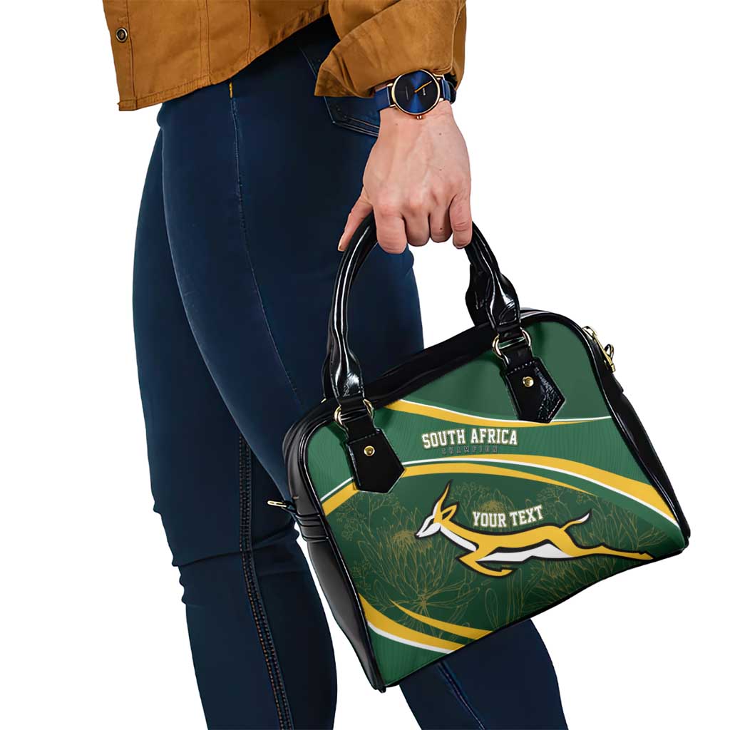 South Africa Rugby Personalized Bokke Shoulder Handbag Springboks - Stronger Together - Aussie Hoodie