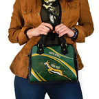 South Africa Rugby Personalized Bokke Shoulder Handbag Springboks - Stronger Together - Aussie Hoodie