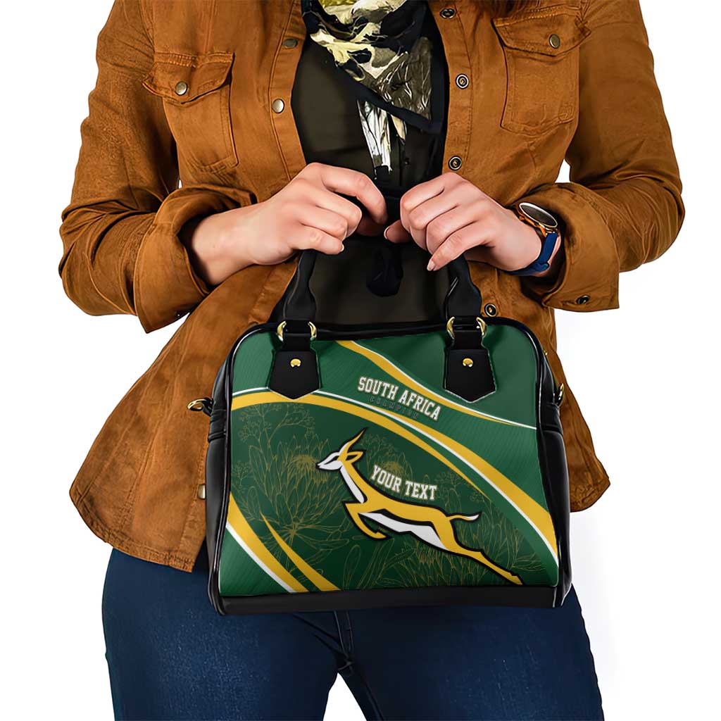 South Africa Rugby Personalized Bokke Shoulder Handbag Springboks - Stronger Together - Aussie Hoodie