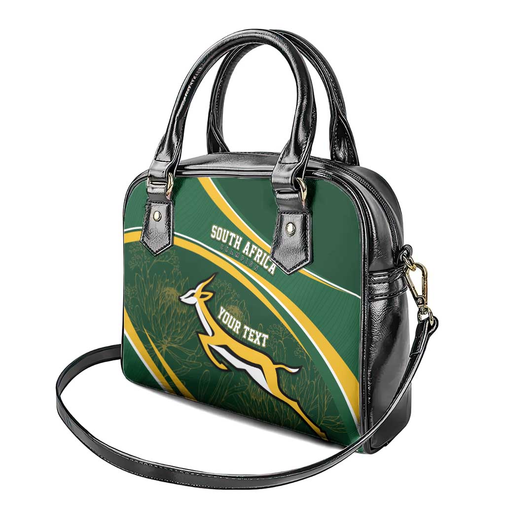 South Africa Rugby Personalized Bokke Shoulder Handbag Springboks - Stronger Together - Aussie Hoodie