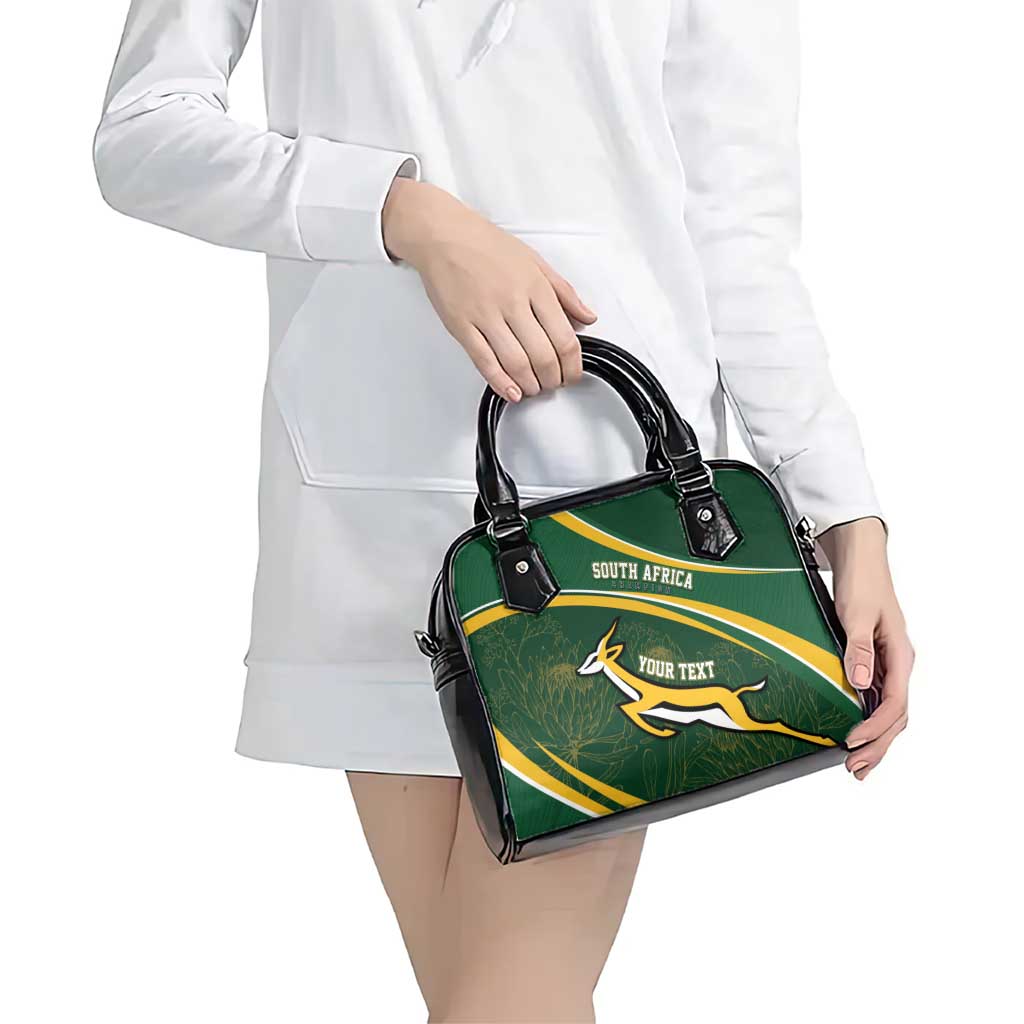 South Africa Rugby Personalized Bokke Shoulder Handbag Springboks - Stronger Together - Aussie Hoodie