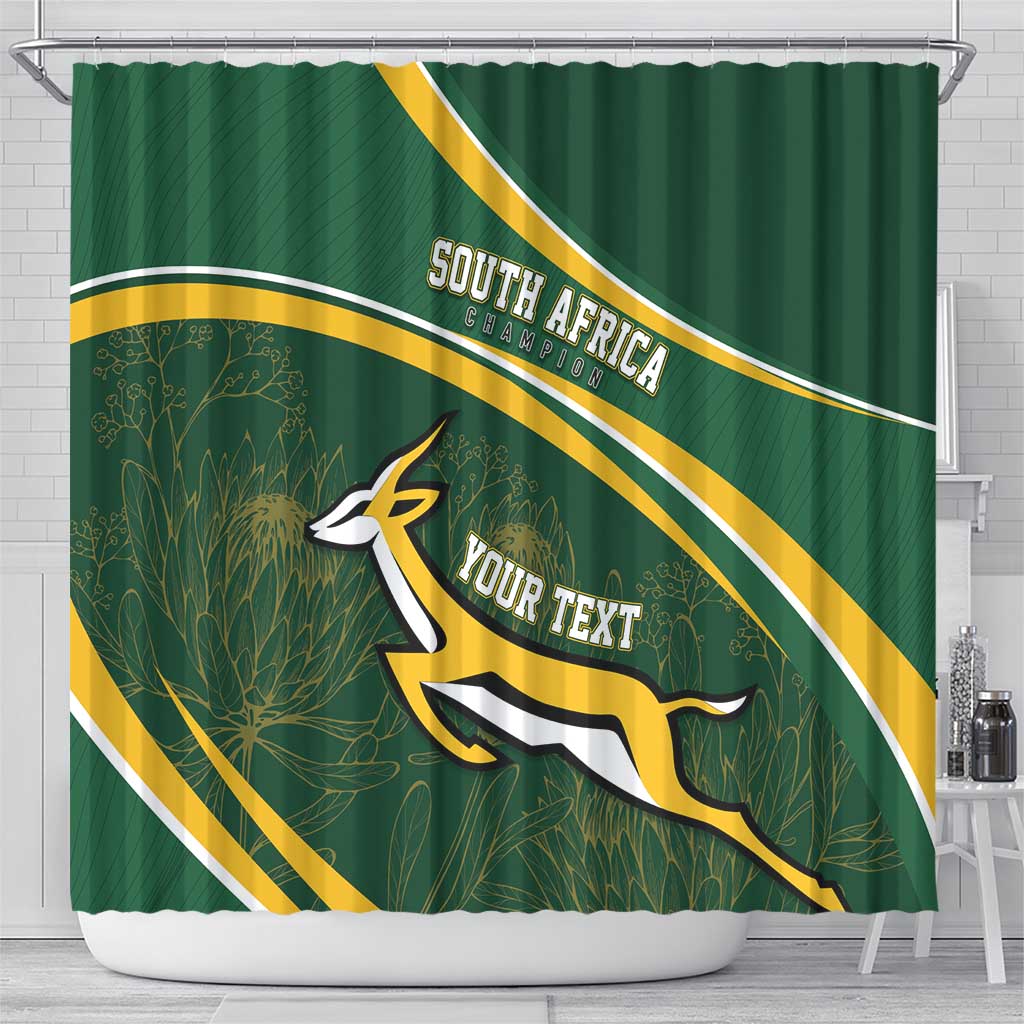 South Africa Rugby Personalized Bokke Shower Curtain Springboks - Stronger Together - Aussie Hoodie