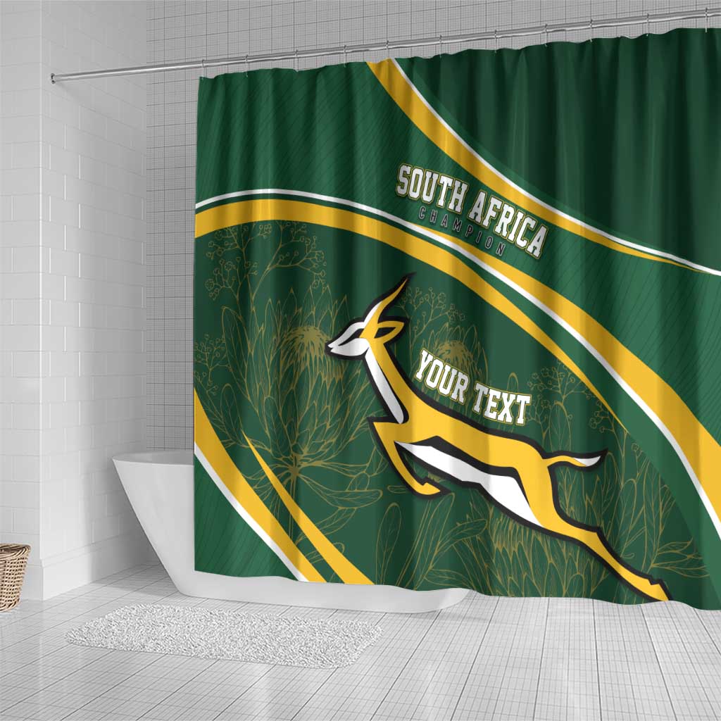 South Africa Rugby Personalized Bokke Shower Curtain Springboks - Stronger Together - Aussie Hoodie