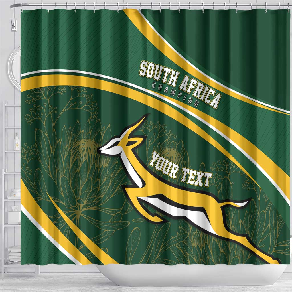 South Africa Rugby Personalized Bokke Shower Curtain Springboks - Stronger Together - Aussie Hoodie
