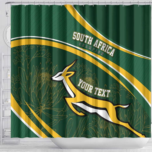 South Africa Rugby Personalized Bokke Shower Curtain Springboks - Stronger Together - Aussie Hoodie