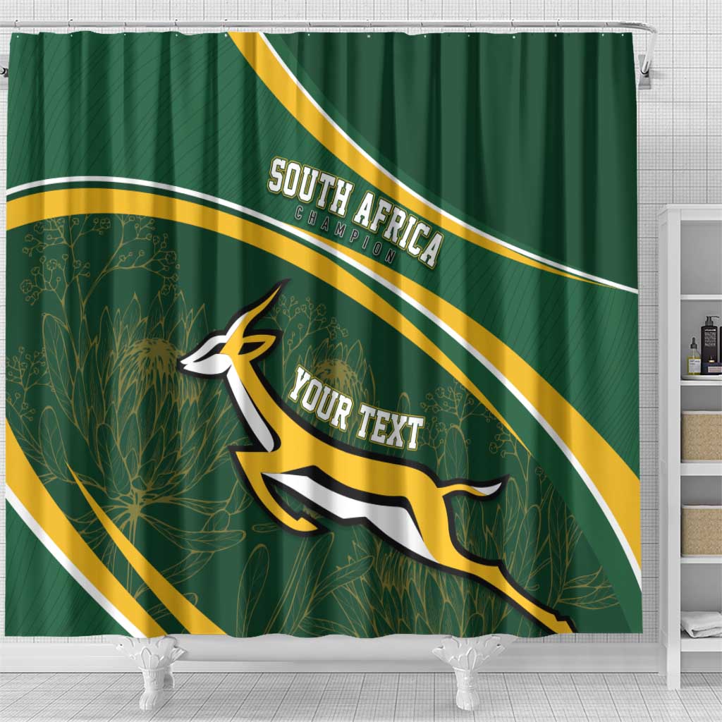 South Africa Rugby Personalized Bokke Shower Curtain Springboks - Stronger Together - Aussie Hoodie