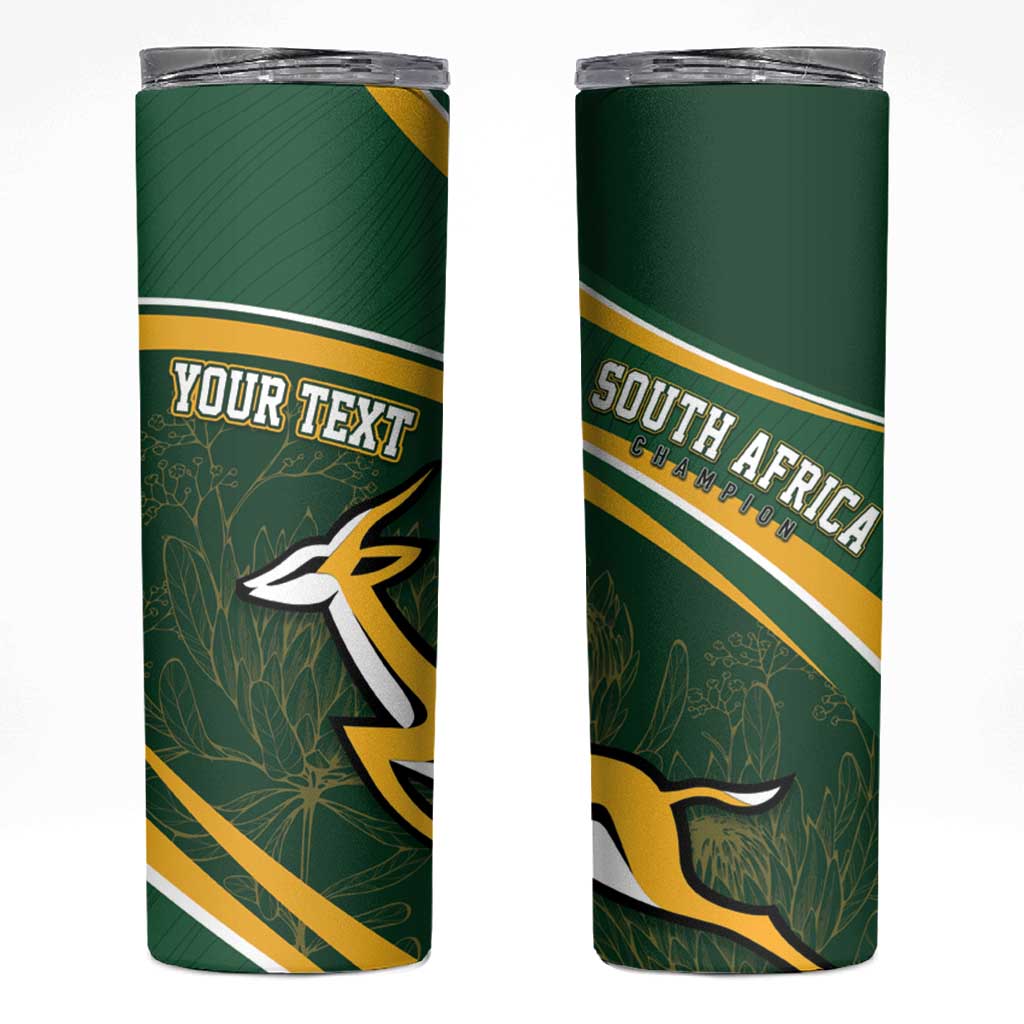South Africa Rugby Personalized Bokke Skinny Tumbler Springboks - Stronger Together - Aussie Hoodie