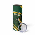 South Africa Rugby Personalized Bokke Skinny Tumbler Springboks - Stronger Together - Aussie Hoodie