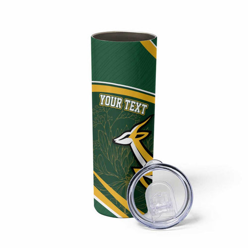 South Africa Rugby Personalized Bokke Skinny Tumbler Springboks - Stronger Together - Aussie Hoodie