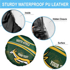 South Africa Rugby Personalized Bokke Spare Tire Cover Springboks - Stronger Together - Aussie Hoodie