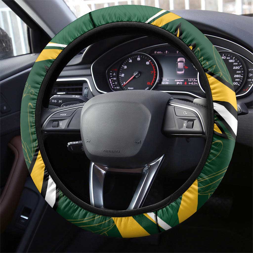 South Africa Rugby Bokke Steering Wheel Cover Springboks - Stronger Together - Aussie Hoodie