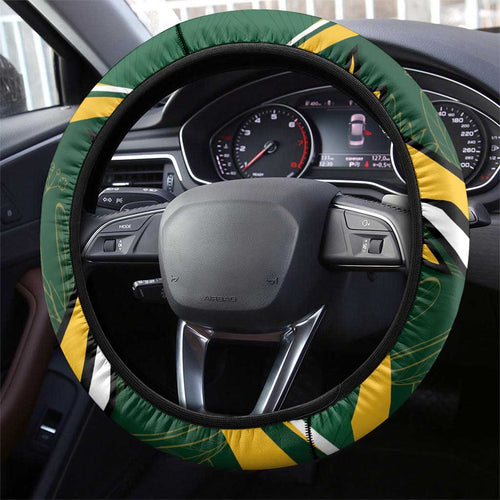 South Africa Rugby Bokke Steering Wheel Cover Springboks - Stronger Together - Aussie Hoodie