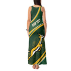 South Africa Rugby Personalized Bokke Tank Maxi Dress Springboks - Stronger Together - Aussie Hoodie