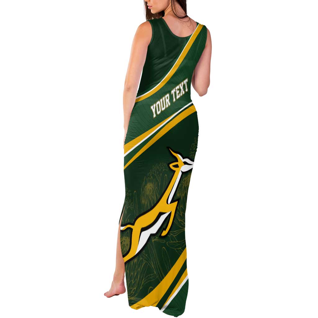 South Africa Rugby Personalized Bokke Tank Maxi Dress Springboks - Stronger Together - Aussie Hoodie