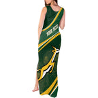 South Africa Rugby Personalized Bokke Tank Maxi Dress Springboks - Stronger Together - Aussie Hoodie