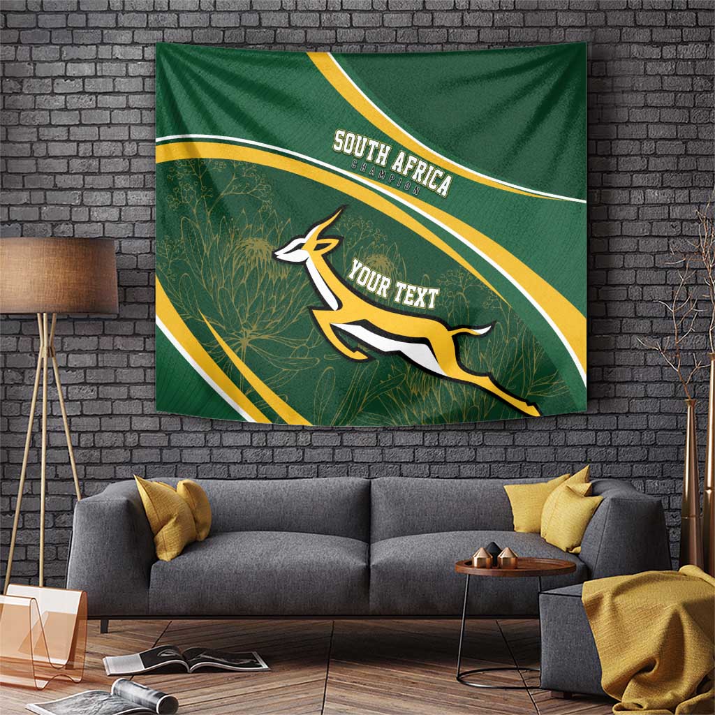 South Africa Rugby Personalized Bokke Tapestry Springboks - Stronger Together - Aussie Hoodie