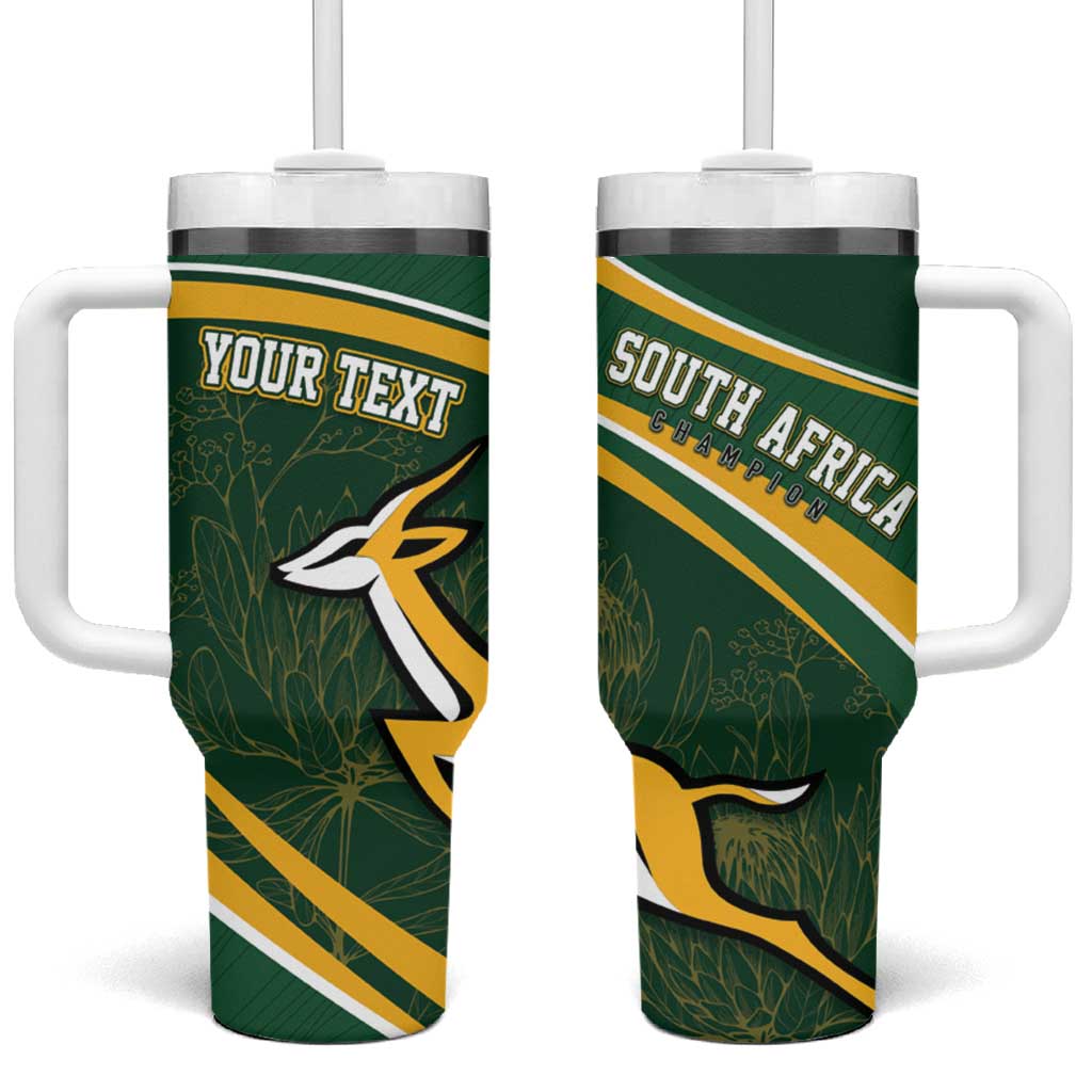 South Africa Rugby Personalized Bokke Tumbler With Handle Springboks - Stronger Together - Aussie Hoodie