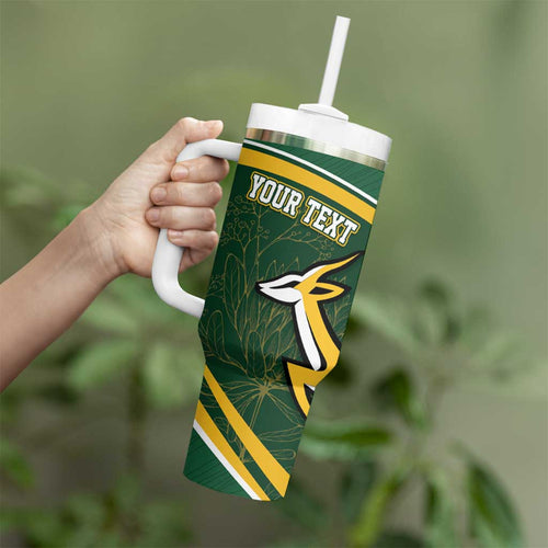 South Africa Rugby Personalized Bokke Tumbler With Handle Springboks - Stronger Together - Aussie Hoodie