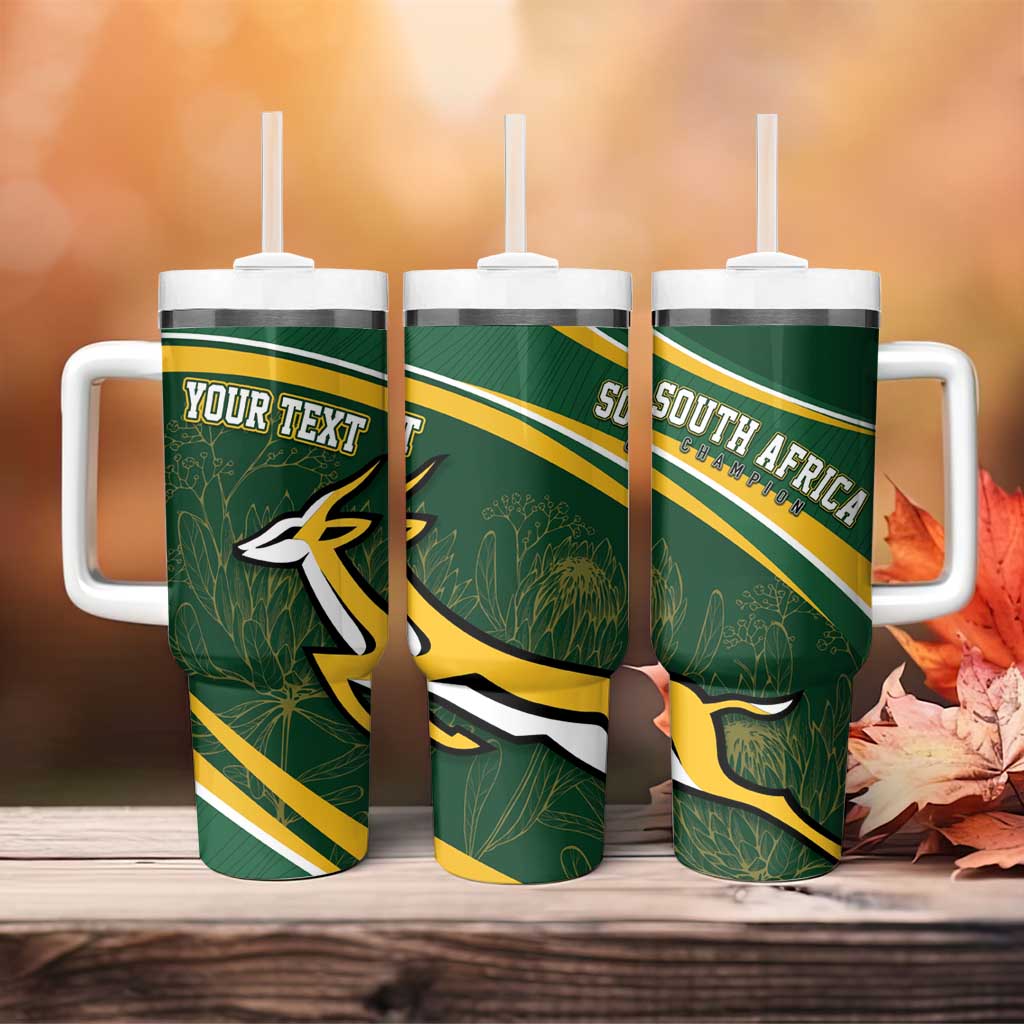 South Africa Rugby Personalized Bokke Tumbler With Handle Springboks - Stronger Together - Aussie Hoodie