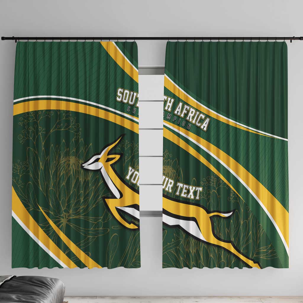 South Africa Rugby Personalized Bokke Window Curtain Springboks - Stronger Together - Aussie Hoodie