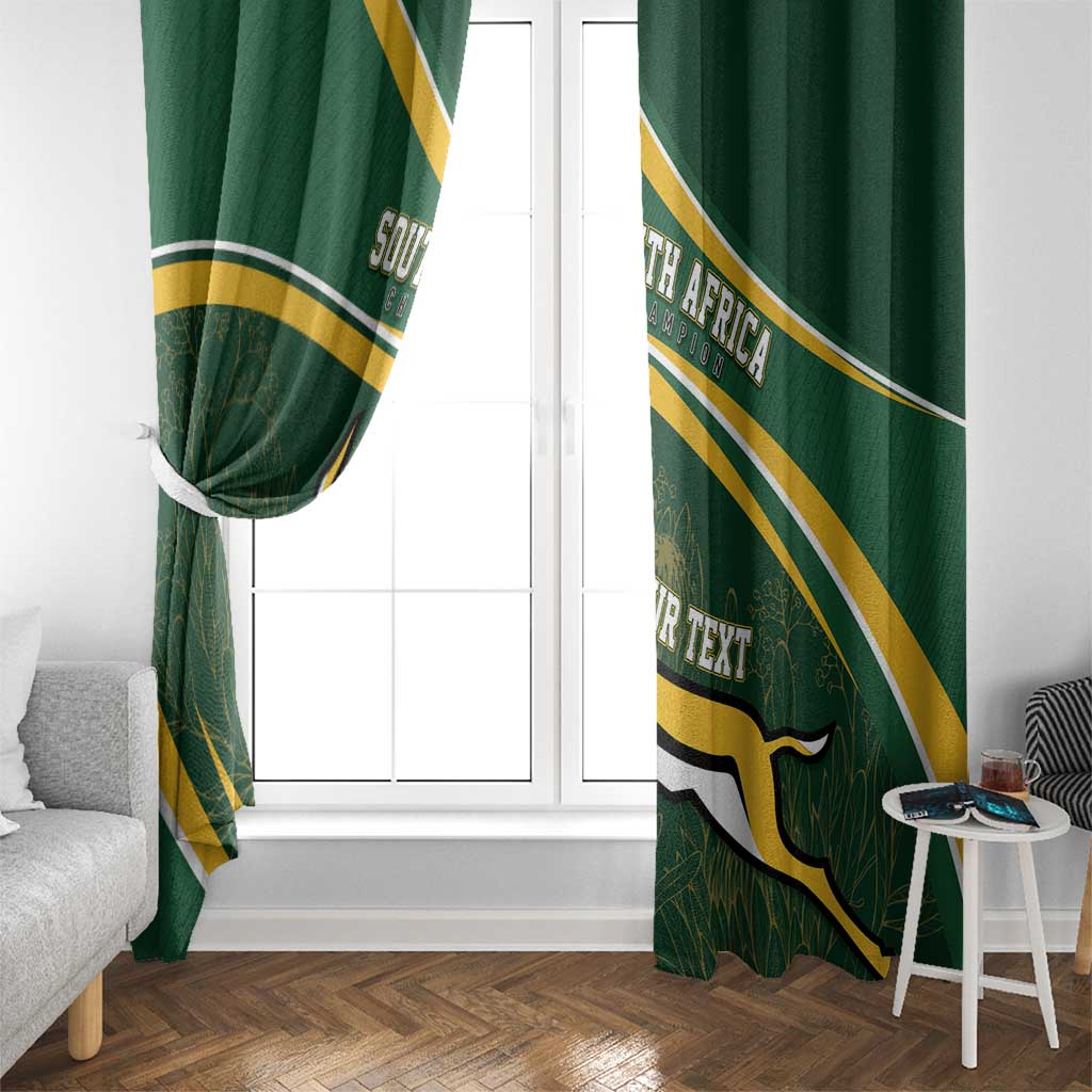 South Africa Rugby Personalized Bokke Window Curtain Springboks - Stronger Together - Aussie Hoodie