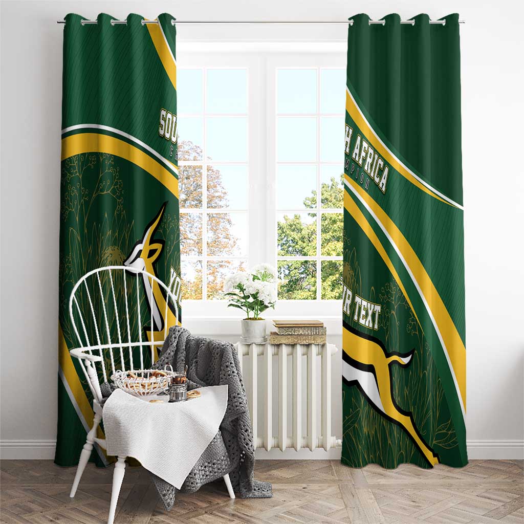 South Africa Rugby Personalized Bokke Window Curtain Springboks - Stronger Together - Aussie Hoodie